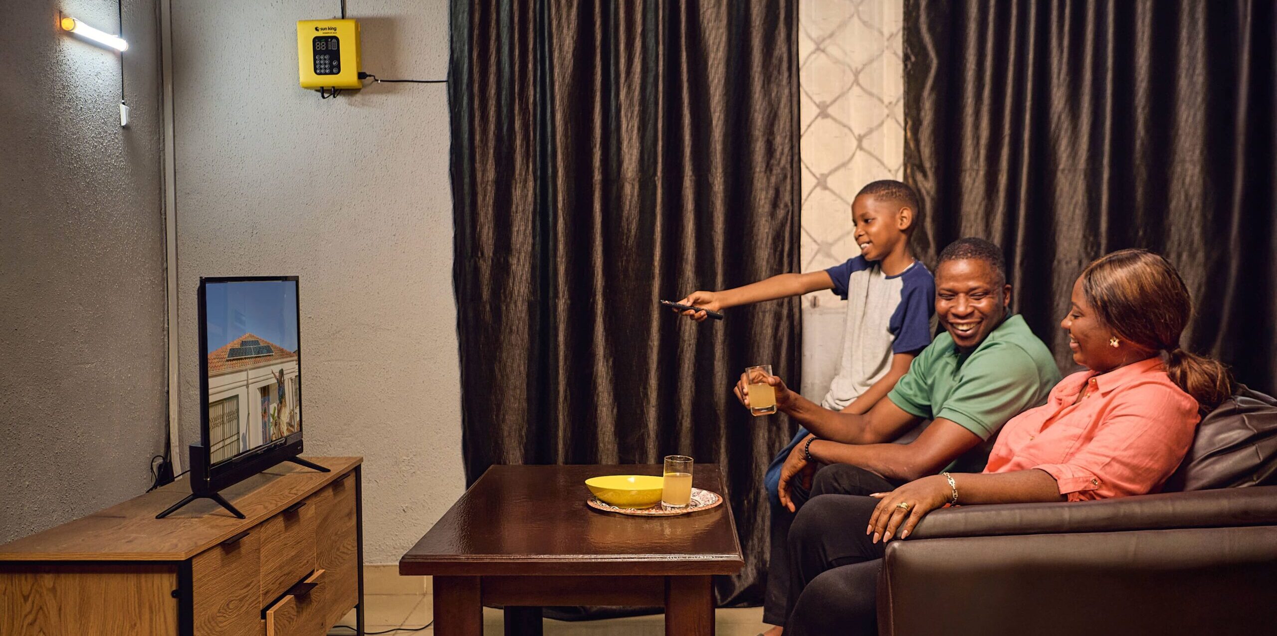 Family using Sun King Products